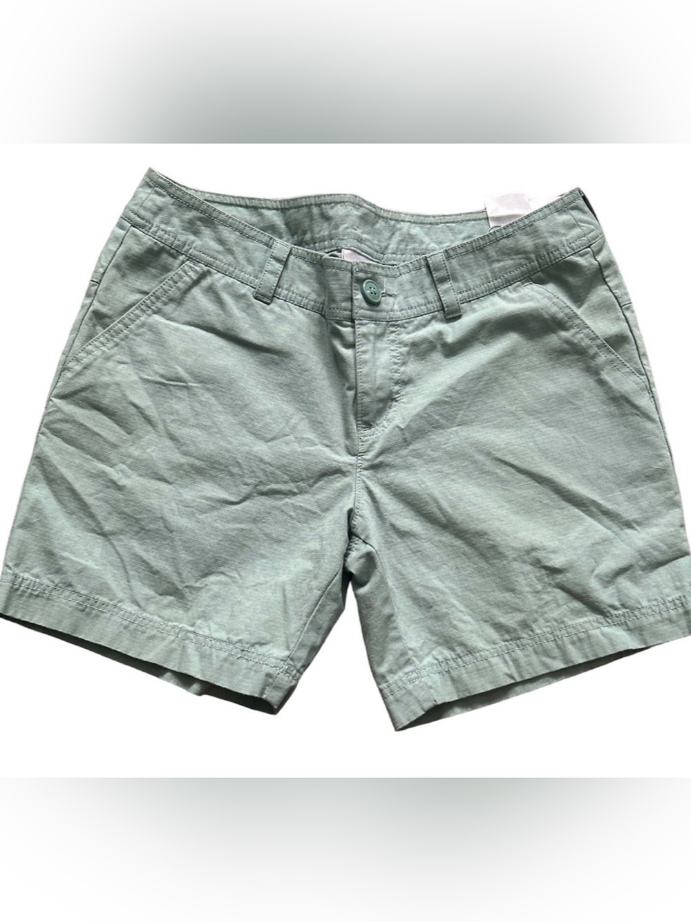 Columbia Sage Green Chino Shorts Women's Size 4 Outdoor Trail Hiking Casual